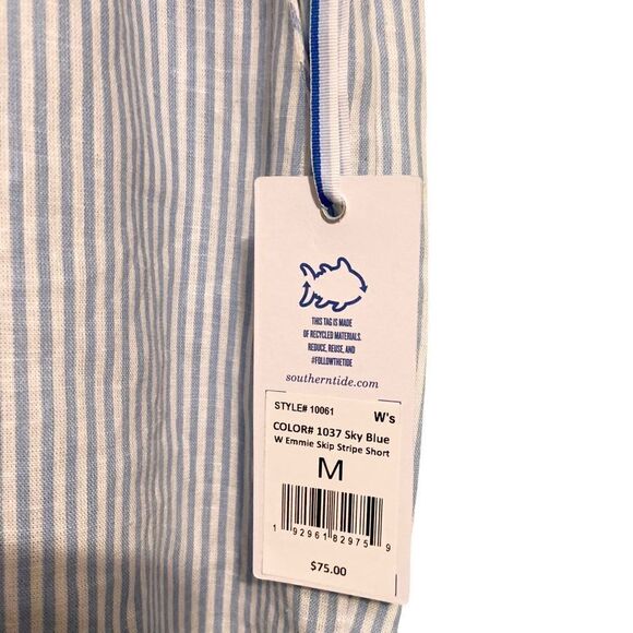 NWT Southern Tide Emmie Skip Stripe Short in Size Medium - Picture 8 of 11